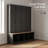 Modern Farmhouse Entryway Hall Tree with Seating Bench, Shoe Cabinet, and Hanging Hooks-539148663