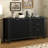60"W Minimalist Wave-Pattern Sideboard With Functional Storage-111650124