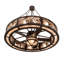 Whispering Pines Downrod Ceiling Fan