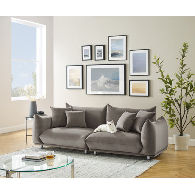 Arnya 225.8Cm Round Arms Sofa