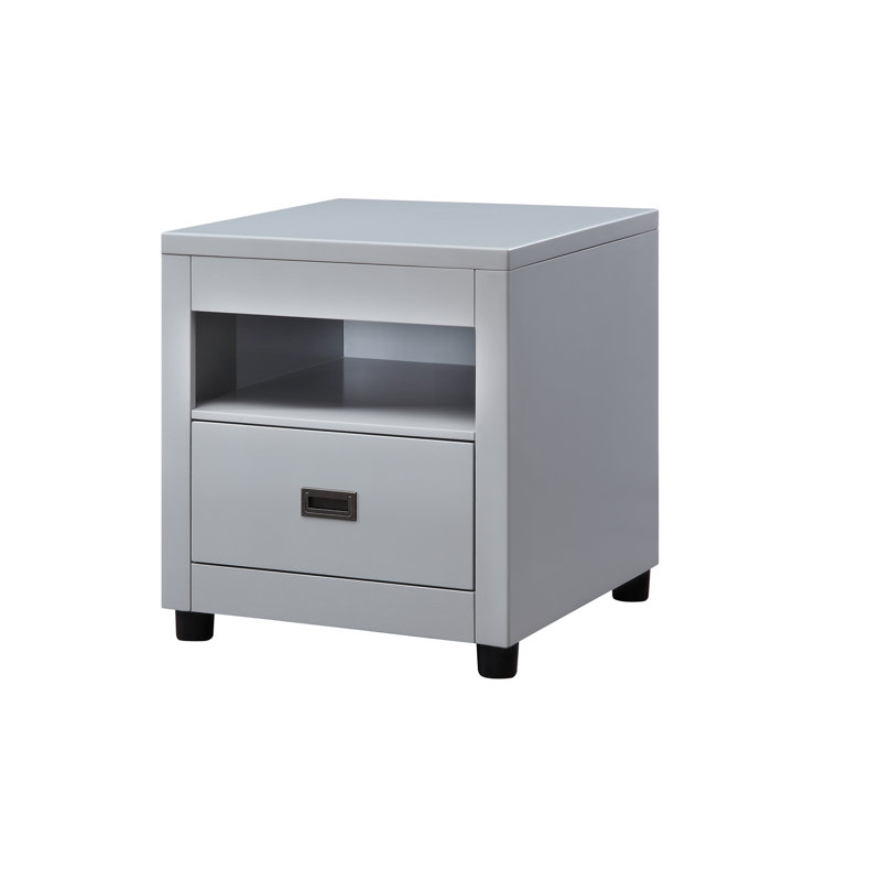 Dove Gray Finish End Table