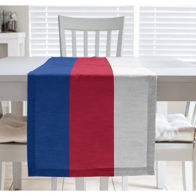 Buffalo Football Stripes Table Runner