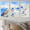 Grèce, Santorin, paysage IV - Grèce, art mural