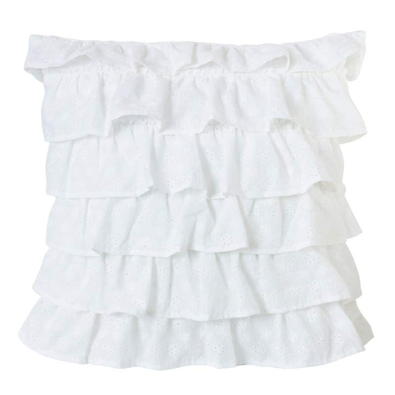 Salado Ruffled Throw Pillow