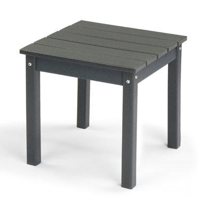 Patio HDPE Blue Side Table by Wrought Studio