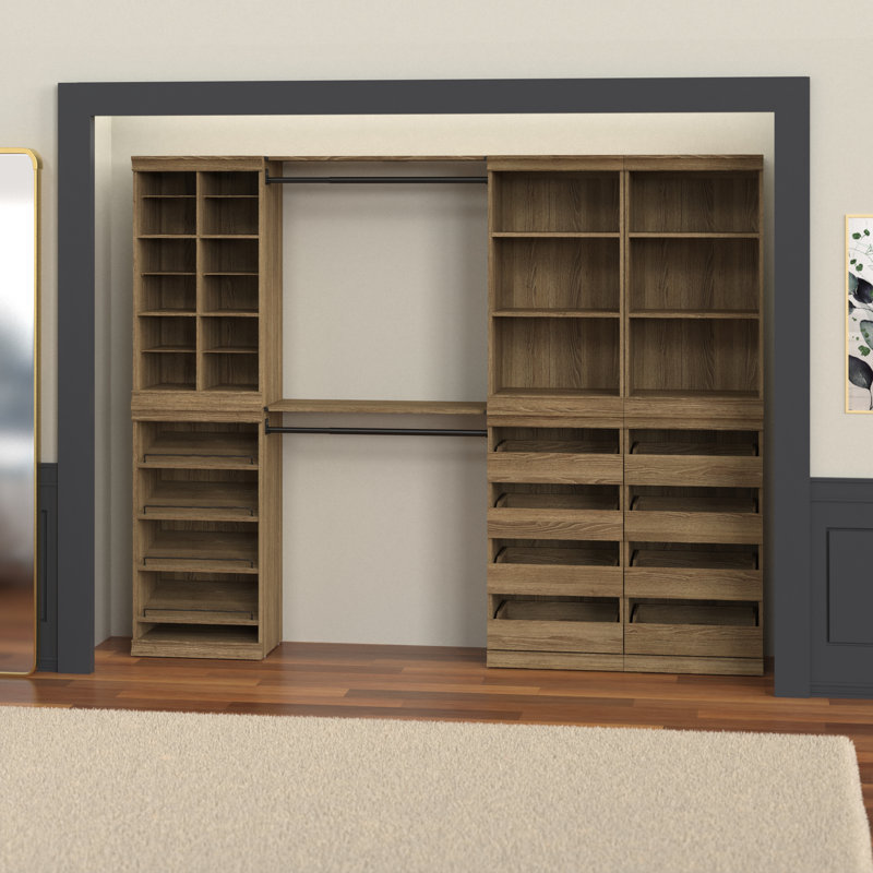 Modular Storage Large Reach-in Closet System