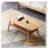 Rectangular Coffee Table with Solid Wood Top-827049413-827049463