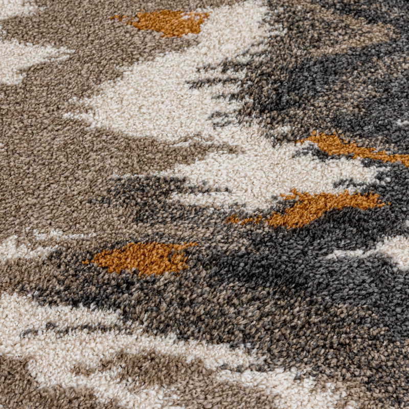 Tapis brun Pugmire, Rectangle 5 pi x 7 pi 3 po