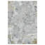 Tapis gris / doré à motif abstrait Brazell-1068965792