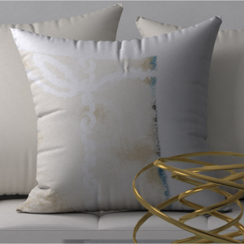 Housse de coussin décorative carrée exquise exaltation, 20 po X 20 po
