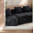 Compression Sofas, 109 Inch Foam Spring Modern Curved Couch for Home