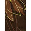 Tapis d'intérieur en laine brun et jaune, tufté à la main, à motif floral médaillon.-714078691-803816376