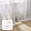 Paire de rideaux transparents Calia 52x84-91676142