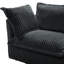 Canapé modulaire convertible 2 places avec housse, velours côtelé gris, housses de coussin amovibles, coussins moelleux, sièges confortables, design naturel, combinaisons, housse amovible de haute qualité, profond-120912947