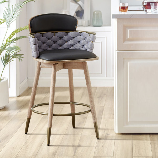 Rosdorf Park Demartino Swivel 25.78'' Counter Bar Stools | Wayfair