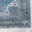 Chenille en coton bleu antidérapant Kilim-136150716