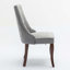 Chaise de salle à manger en lin-1401943040