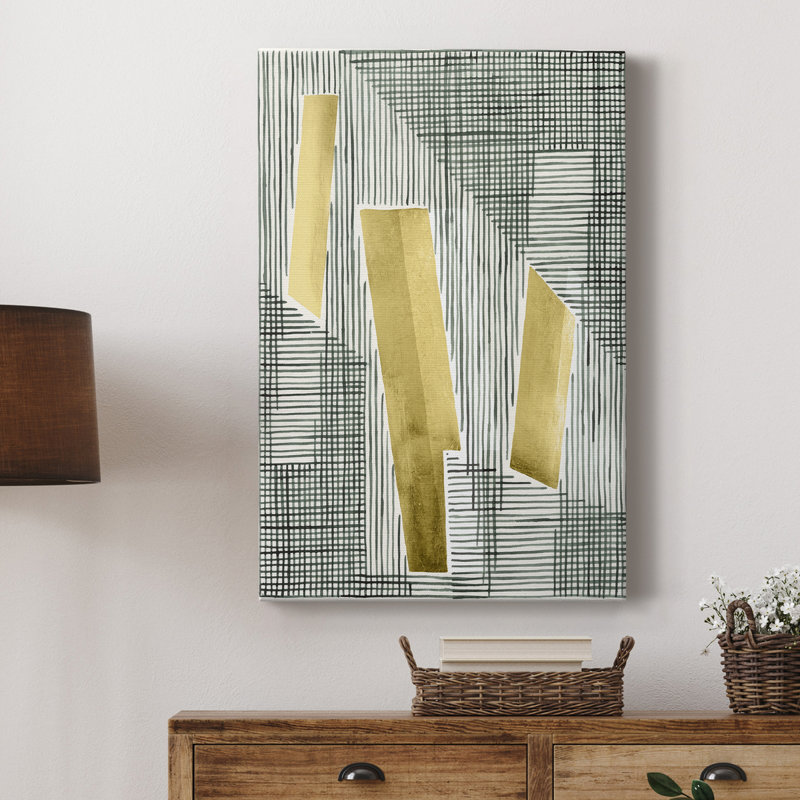 Shadow Screen II - peinture sur toile tendue, H 27 po x l 18 po x P 1 po