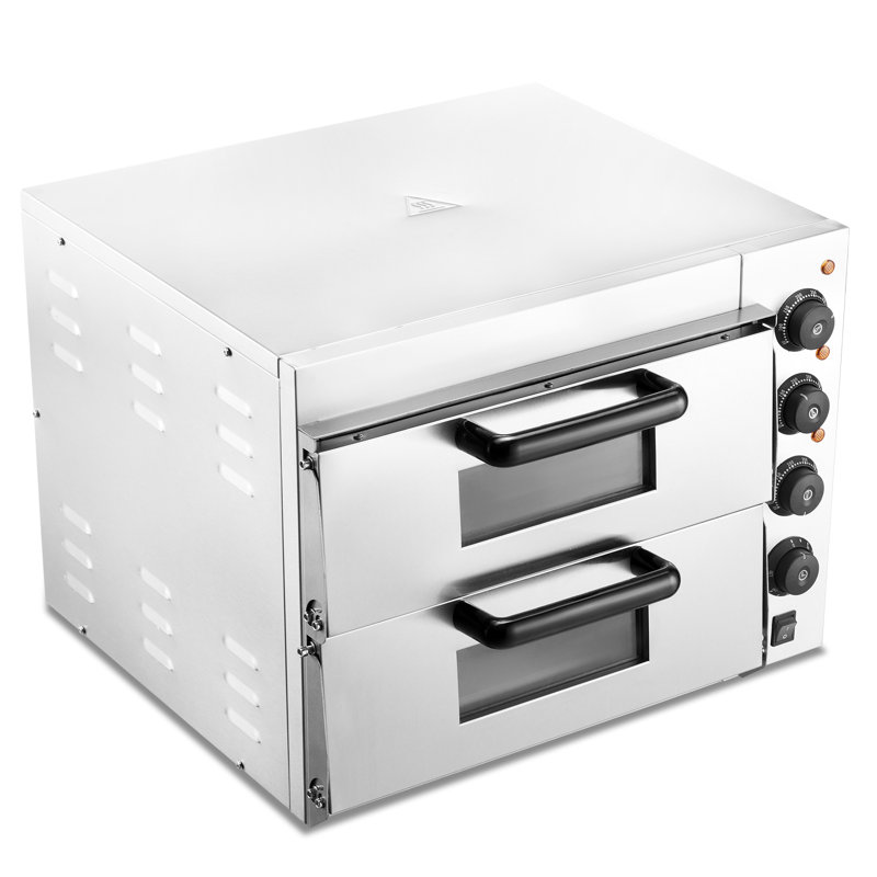 Commercial Countertop Pizza Oven Electric Pizza Oven for Pizza Indoor, 17.1” H x 22.1” W x 18.8” D