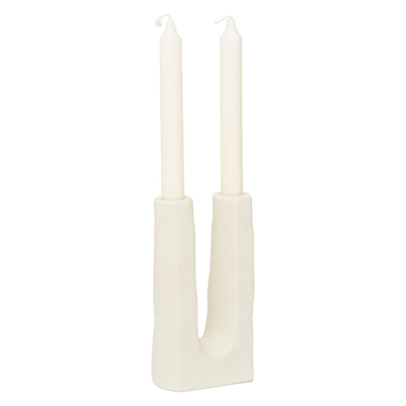 Chandelle de table en céramique 7,8 po
