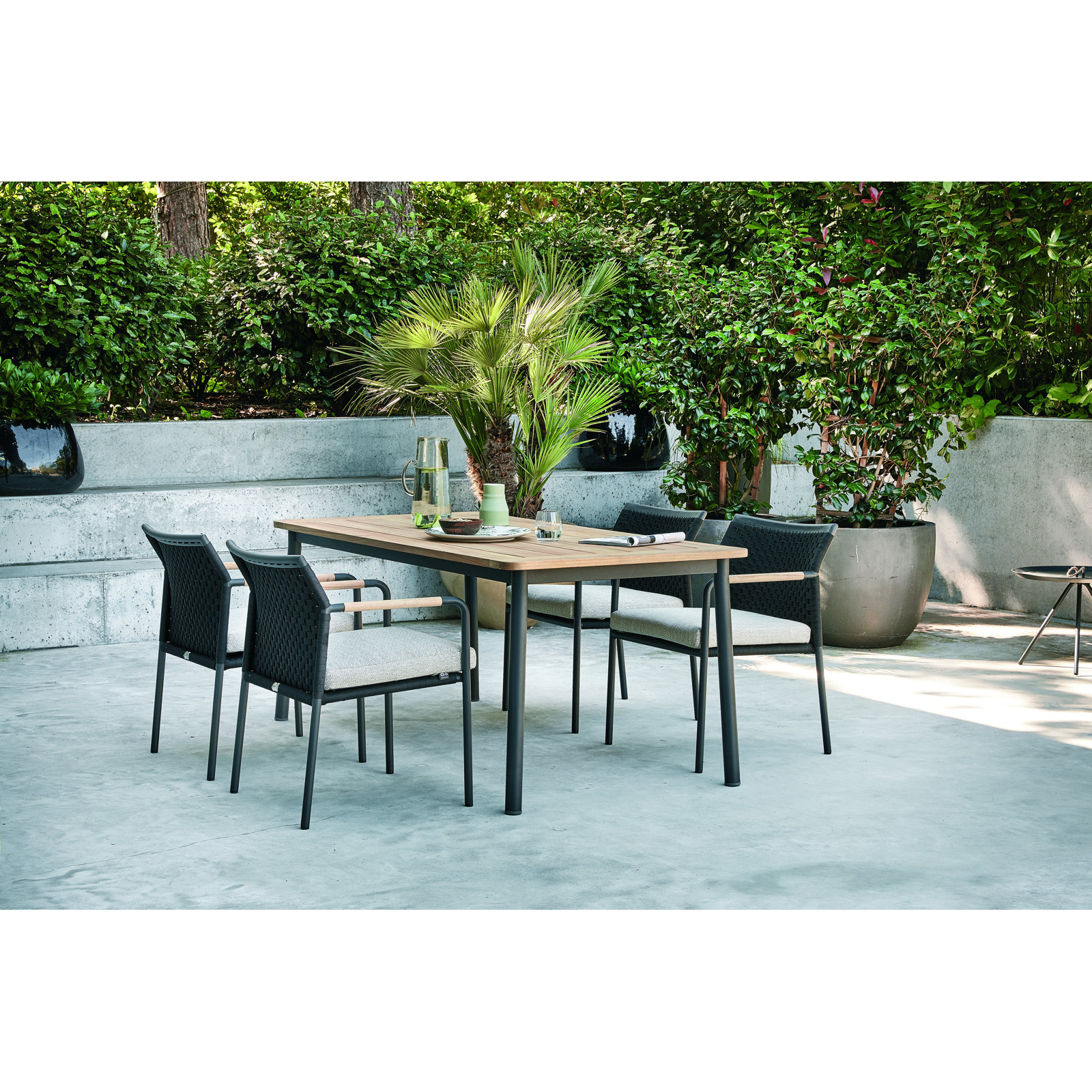 71" Teak Patio Dining Set