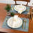 Polyester No Pattern Rectangle Placemat