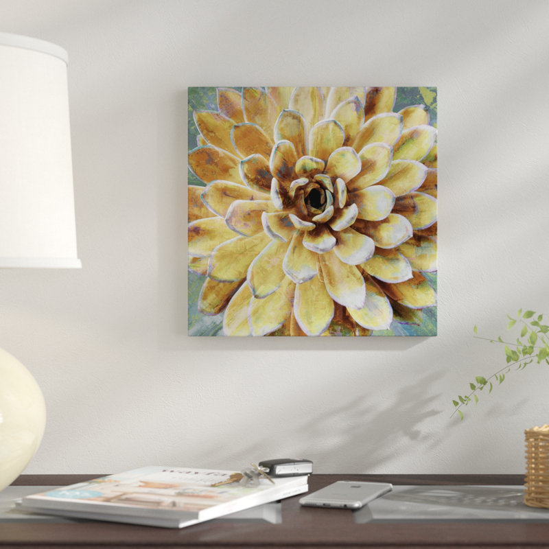 «Succulent II», impression sur toile, H 26 po x l 26 po x P 1,5 po, Pas de tapis, Toile tendue