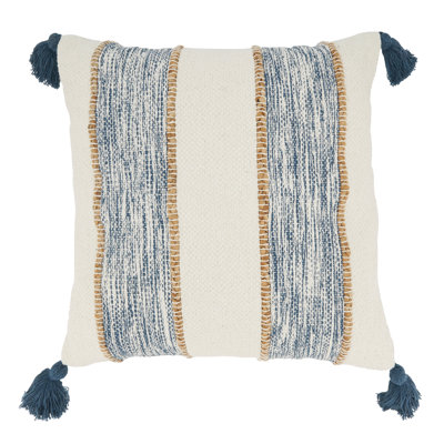 Aziza Collection Tassels Cotton Throw Pillow