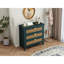 Armoire à 3 tiroirs avec naturel, idéale pour la chambre à coucher qui ajoute du caractère à la pièce-1240165111-1240165105