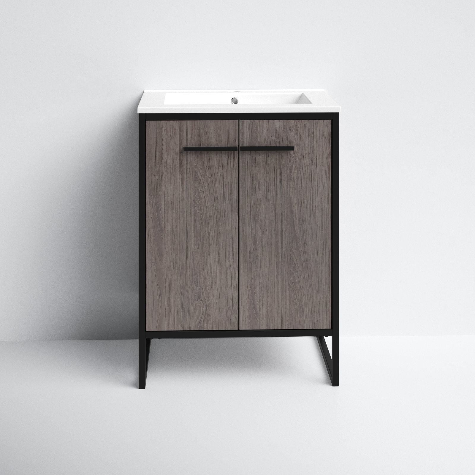 Saray 24'' Single Bathroom Vanity, Gray Taupe