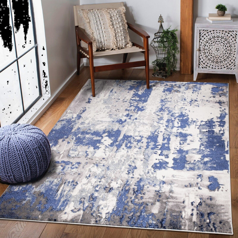 Martez Abstract Area Rug, Rectangle 120 x 170cm