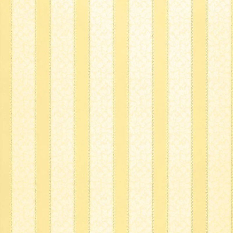 Wallis Stripe Wallpaper, Yellow/Beige