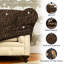 Housse extensible pour repose-pieds - Design exclusif et doux au toucher - Collection Fuco Velvet-100512856