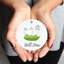 Ornement en forme de pois Funny Food pun