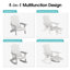  Chaise berçante pliante en PEHD pour l'extérieur Adirondack avec repose-pieds rétractable-615834109