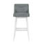 Tabouret pivotant à hauteur réglable en bois et rembourré Dorreen-2124057862-2124057861