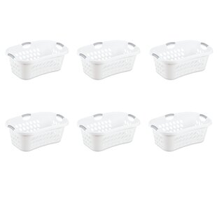 SAMMART 57L (15 Gallons) Collapsible 3-Handled Plastic Laundry Basket - Oval Tub - Portable Washing Tub-Space Saving Laundry
