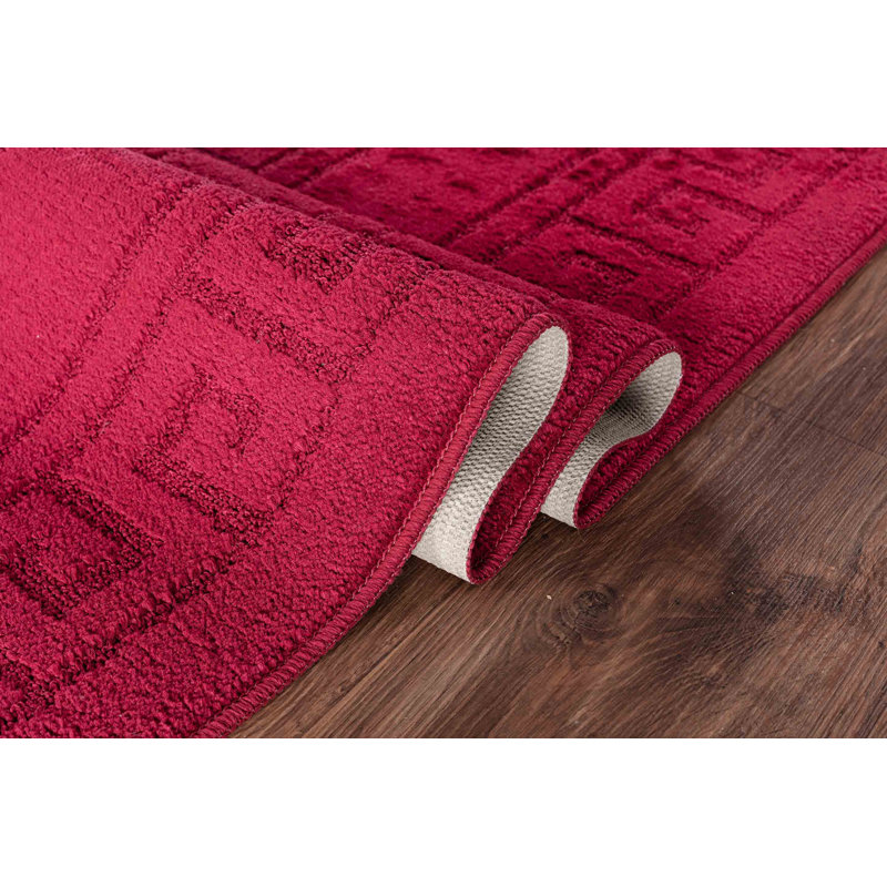 Millfield Non-Slip Doormat, Red, 120cm W x 160cm L