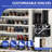 Scandinavian-Style Metal Shoe Cabinet with Adjustable Shelves