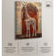 Girafe sur toile, art floral élégant par Art Remedy-113283237-113283257