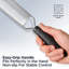 Deiss Lux Fine Grater & Lemon Zester, Parmesan Cheese Grater Handheld - Vegetable Shredder & Stainless Steel Grater