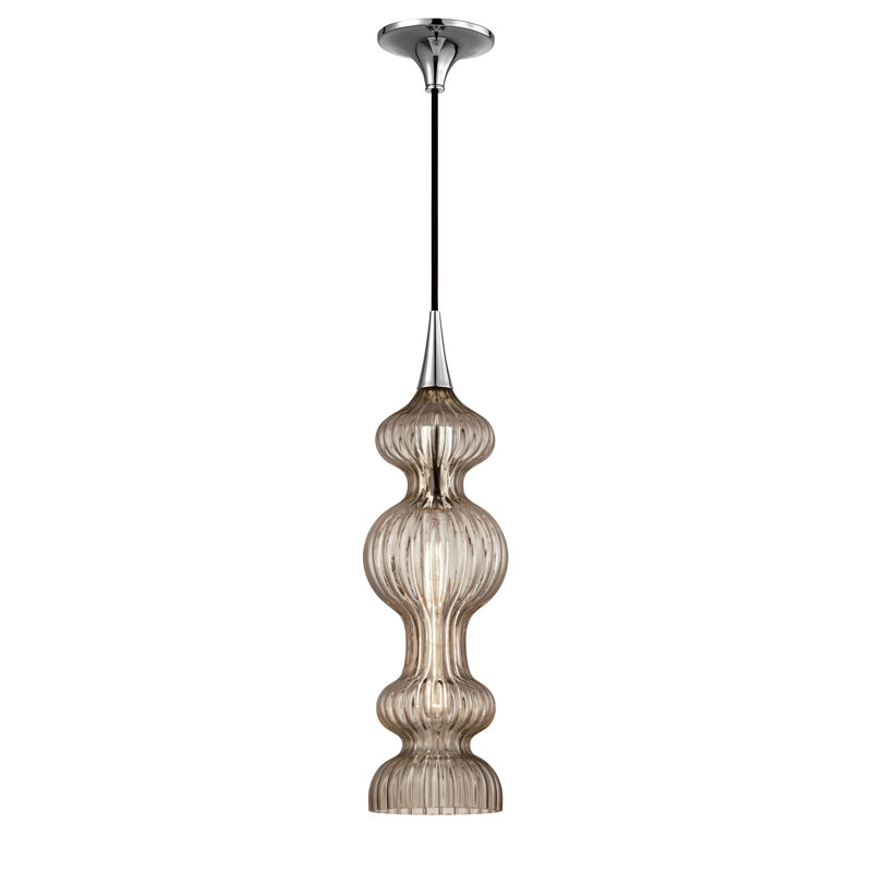 Pomfret 1 - Light Pendant, Aged Brass, Bronze