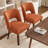 Upholstered Solid Wood Dining Side Chair-1023225747