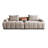 Beige 100% Polyester Modular Sofa cushion couch-109325766