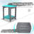 Adirondack Square Outdoor Side Table 2 Tier Storage Side Table HDPE End Tables For Backyard Pool Porch Garden Lawn-425543912