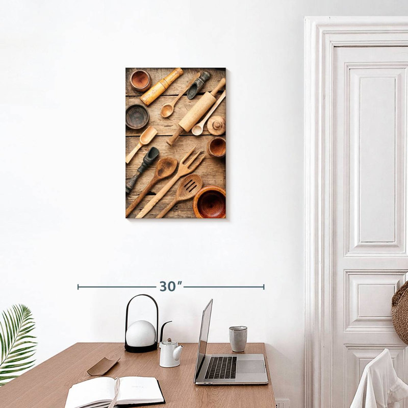 Senne Wooden Kitchenware, 24" H x 16" W