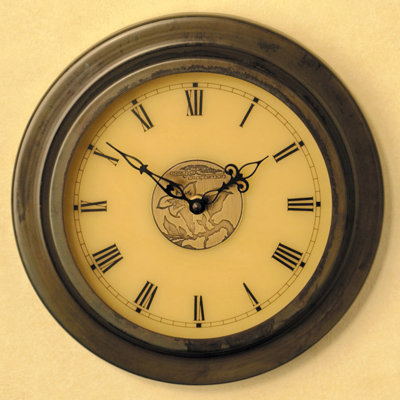 Pasadena Metal Analog Wall Clock