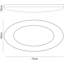 Ranjit Acrylic LED Flush Mount