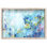 «Botanical Journey Shadowbox», impression murale sarcelle par Art Remedy
