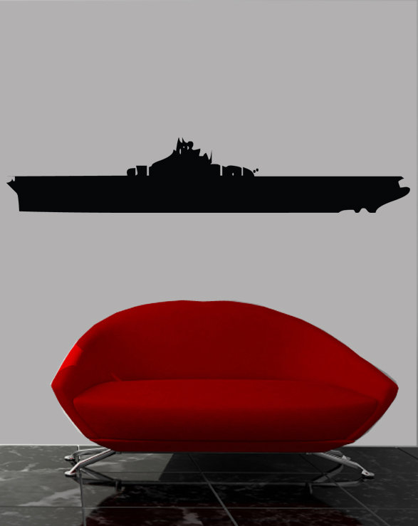 Adhésif décoratif porte-avions Haynes, H 9 po x l 48 po